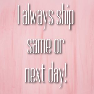 ✨Fast shipping times!! Same or next day!✨